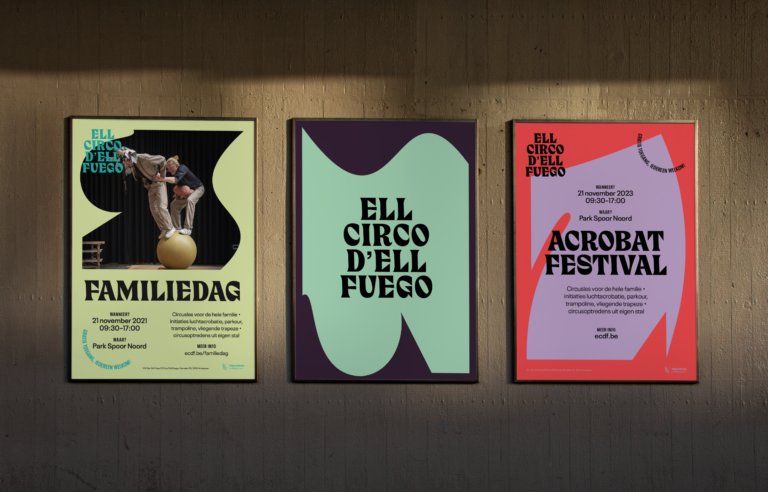 Ell Circo D'ell Fuego, ECDF, branding, identiteit, we make., antwerpen, grafisch ontwerp, logo, website, ontwerp, identiteit, we make graphics