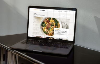 Koken met DeMorgen: Website